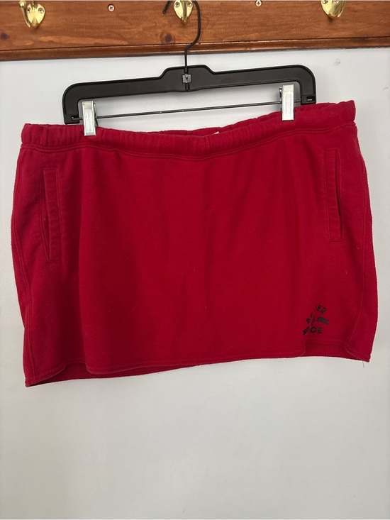 Beaver Canoe Dresses & Skirts - Red Mini Skirt with Pocket Details